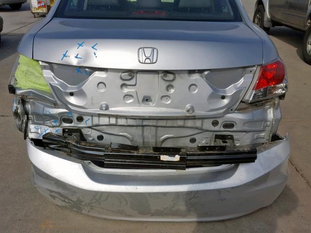 JHMCP26458C031073 - 2008 HONDA ACCORD LXP SILVER photo 9