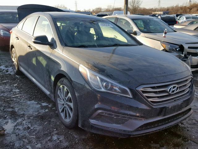 5NPE34AF1GH356204 - 2016 HYUNDAI SONATA SPO BLACK photo 1