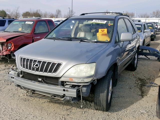 JTJGF10U230162770 - 2003 LEXUS RX 300 GRAY photo 2