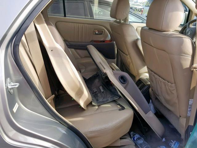 JTJGF10U230162770 - 2003 LEXUS RX 300 GRAY photo 6