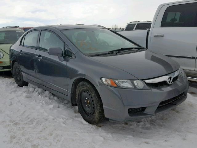 2HGFA1F03AH018592 - 2010 HONDA CIVIC EXL GRAY photo 1