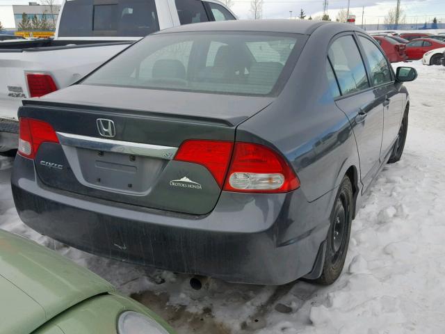 2HGFA1F03AH018592 - 2010 HONDA CIVIC EXL GRAY photo 4