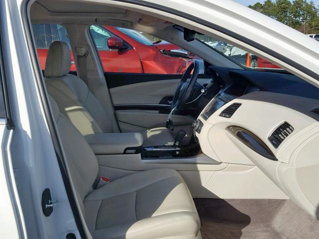 JH4KC1F97FC000739 - 2015 ACURA RLX ADVANC WHITE photo 5