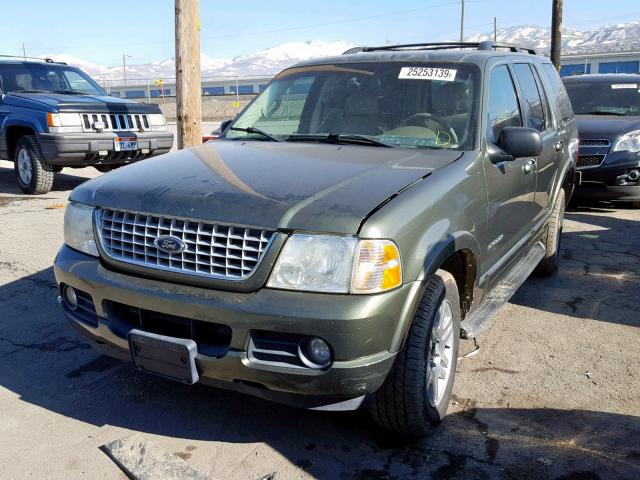 1FMDU75W62ZA97985 - 2002 FORD EXPLORER L GREEN photo 2