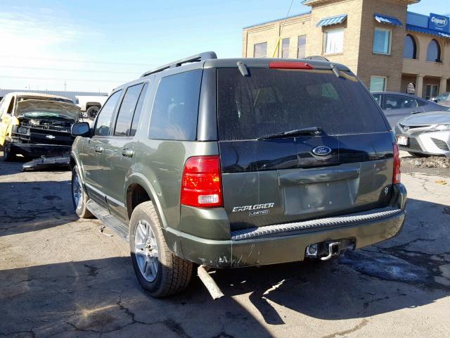 1FMDU75W62ZA97985 - 2002 FORD EXPLORER L GREEN photo 3