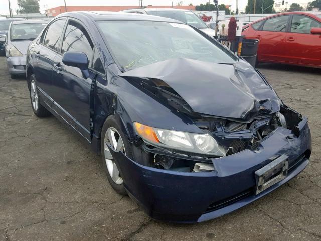 2HGFA16918H515570 - 2008 HONDA CIVIC EXL BLUE photo 1