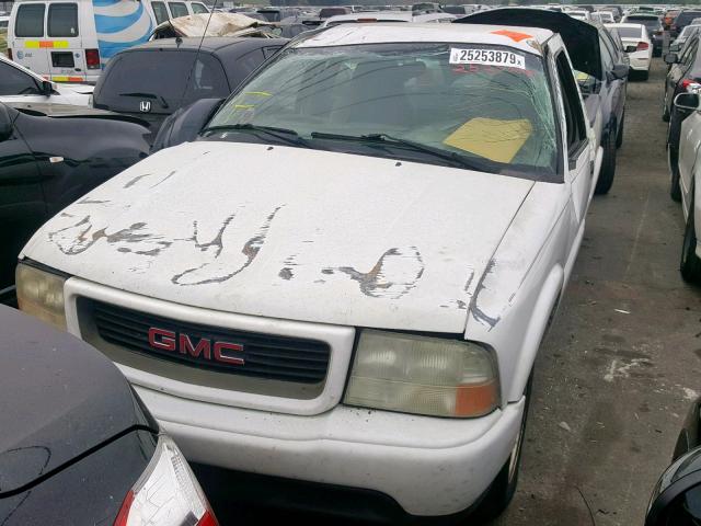 1GTCS1457Y8219375 - 2000 GMC SONOMA WHITE photo 2