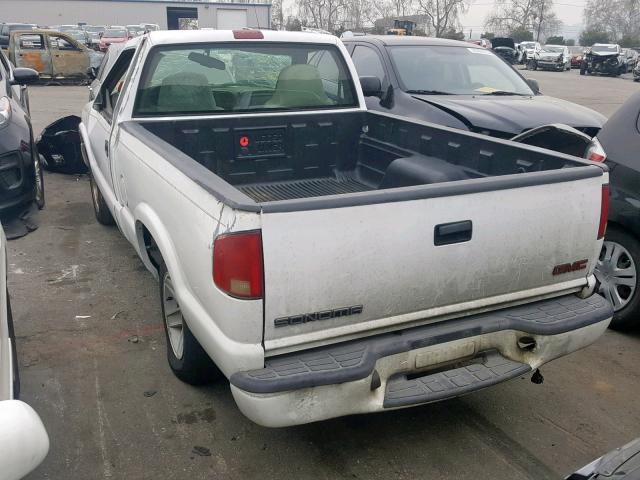 1GTCS1457Y8219375 - 2000 GMC SONOMA WHITE photo 3