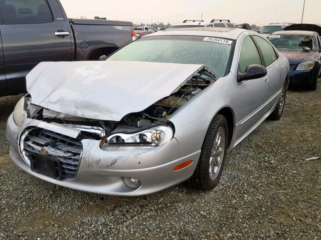 2C3HC56G81H571376 - 2001 CHRYSLER LHS SILVER photo 2