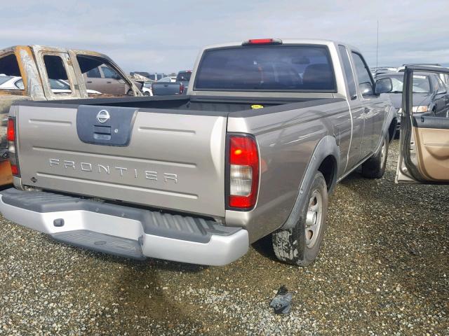 1N6DD26TX3C406905 - 2003 NISSAN FRONTIER K GRAY photo 4