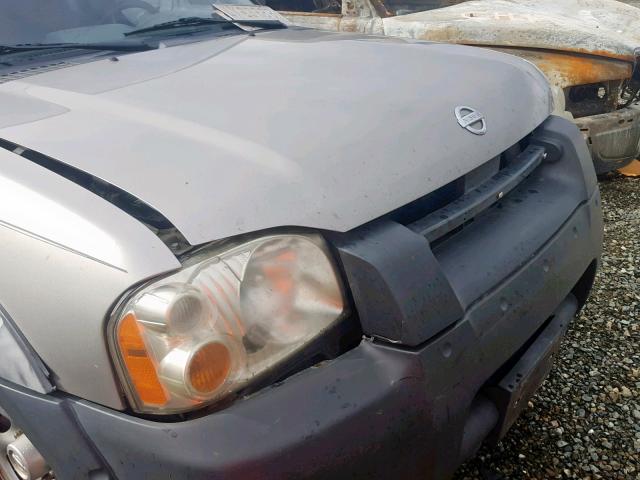 1N6DD26TX3C406905 - 2003 NISSAN FRONTIER K GRAY photo 9