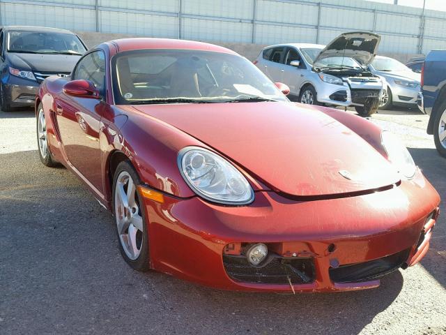 WP0AB29828U782194 - 2008 PORSCHE CAYMAN S MAROON photo 1