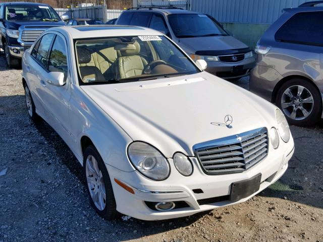 WDBUF56X67B055941 - 2007 MERCEDES-BENZ E 350 WHITE photo 1