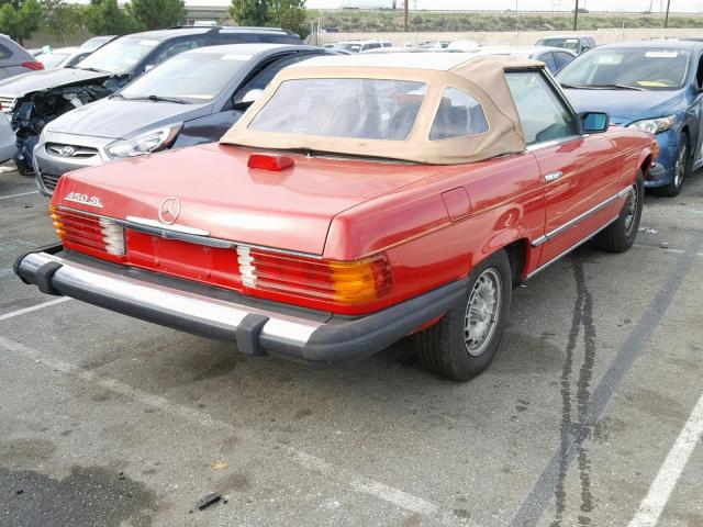 10704412042053 - 1978 MERCEDES-BENZ 450 SL RED photo 4