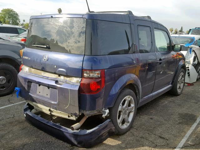 5J6YH18918L011453 - 2008 HONDA ELEMENT SC ORANGE photo 4