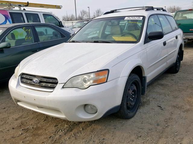 4S4BP61C367321686 - 2006 SUBARU LEGACY OUT WHITE photo 2