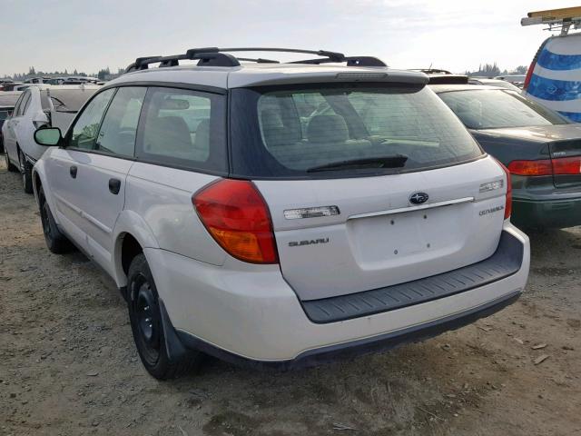 4S4BP61C367321686 - 2006 SUBARU LEGACY OUT WHITE photo 3