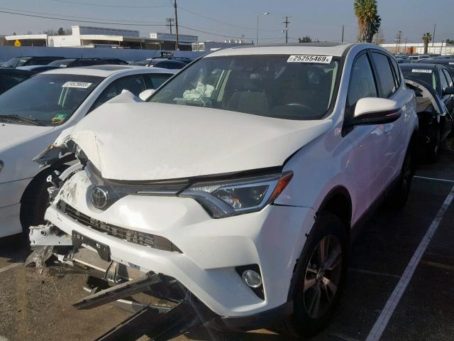 JTMWFREV7JJ188478 - 2018 TOYOTA RAV4 ADVEN WHITE photo 2