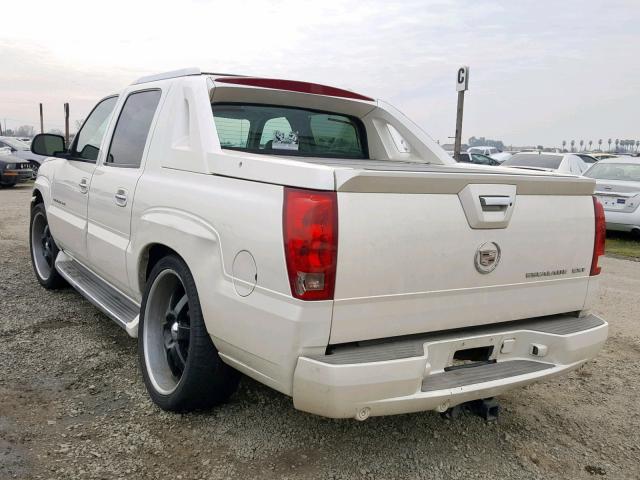 3GYEK62N44G181742 - 2004 CADILLAC ESCALADE E WHITE photo 3