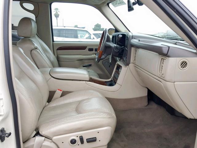 3GYEK62N44G181742 - 2004 CADILLAC ESCALADE E WHITE photo 5