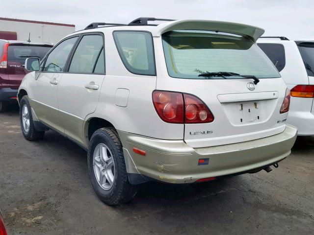 JT6GF10UXY0059176 - 2000 LEXUS RX 300 WHITE photo 3