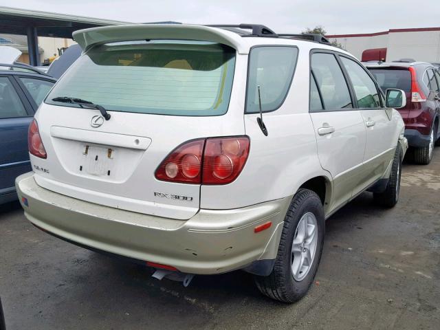 JT6GF10UXY0059176 - 2000 LEXUS RX 300 WHITE photo 4