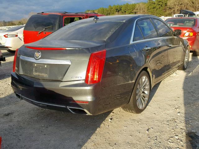 1G6AR5SX8E0180856 - 2014 CADILLAC CTS LUXURY GRAY photo 4