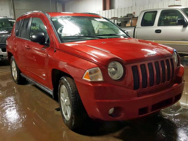 1J4NT4FA7AD506076 - 2010 JEEP COMPASS SP RED photo 1