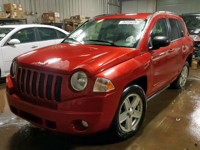 1J4NT4FA7AD506076 - 2010 JEEP COMPASS SP RED photo 2