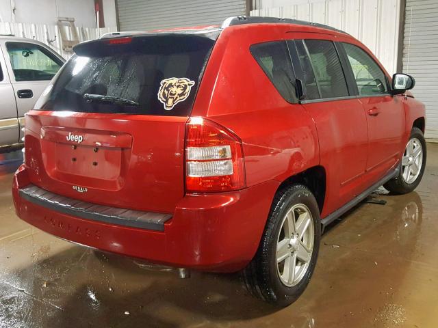 1J4NT4FA7AD506076 - 2010 JEEP COMPASS SP RED photo 4