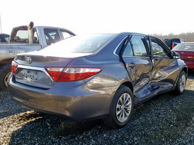 4T4BF1FK0GR583776 - 2016 TOYOTA CAMRY LE GRAY photo 4