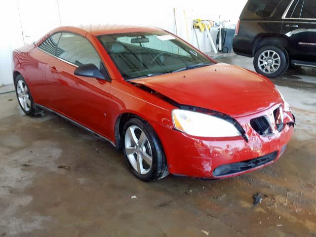 1G2ZH351674184189 - 2007 PONTIAC G6 GT RED photo 1