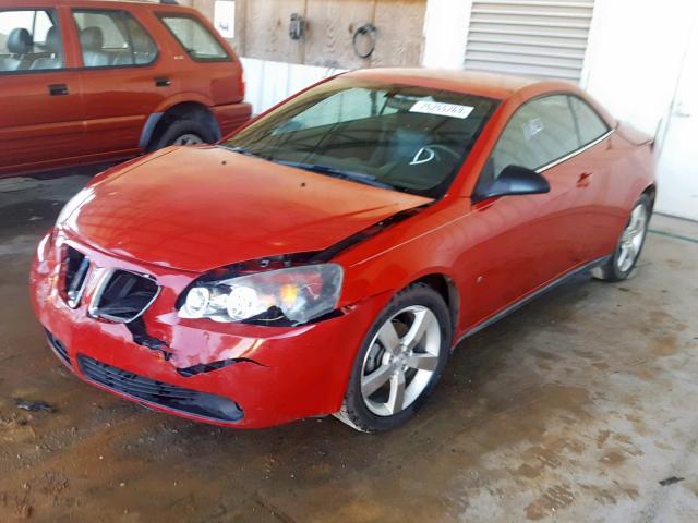 1G2ZH351674184189 - 2007 PONTIAC G6 GT RED photo 2