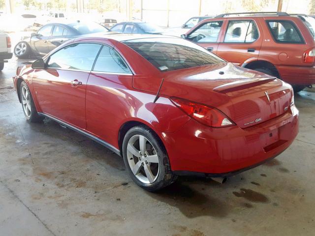 1G2ZH351674184189 - 2007 PONTIAC G6 GT RED photo 3