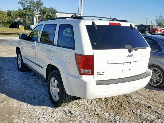 1J4PR4GK7AC139944 - 2010 JEEP GRAND CHER WHITE photo 3