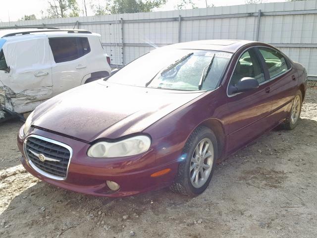 2C3AC56G61H580255 - 2001 CHRYSLER LHS MAROON photo 2