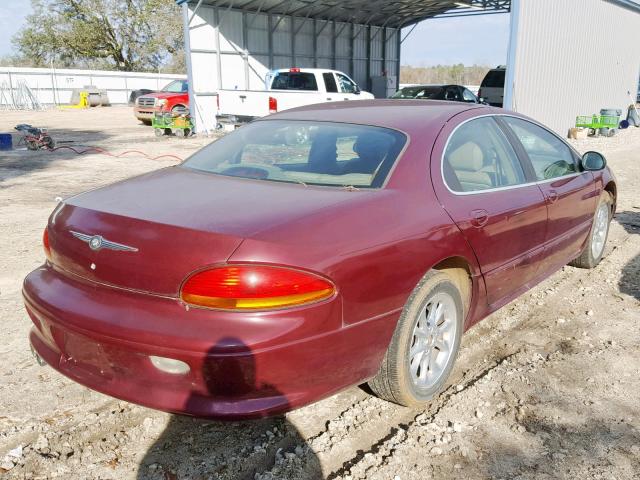 2C3AC56G61H580255 - 2001 CHRYSLER LHS MAROON photo 4