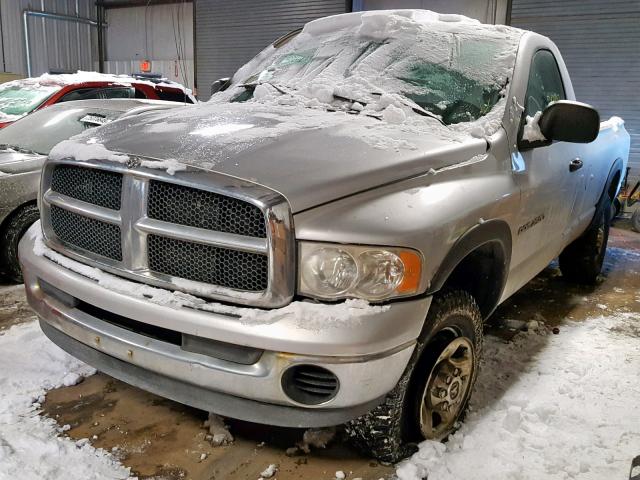 3D7KU26693G803285 - 2003 DODGE RAM 2500 S SILVER photo 2