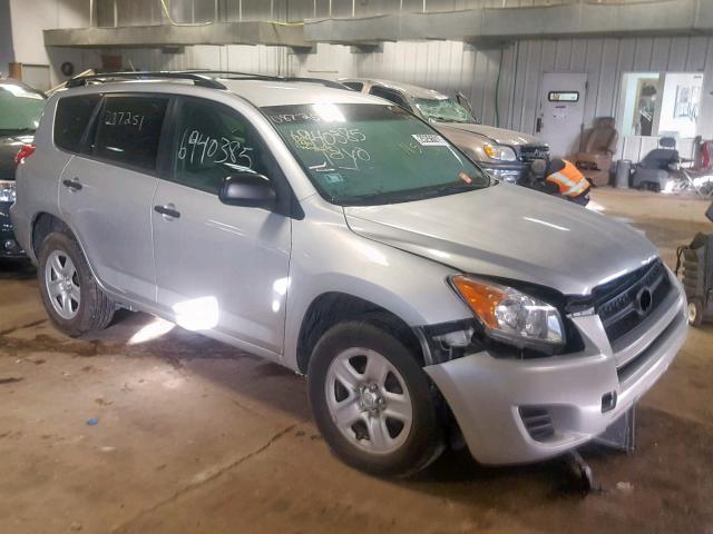 2T3ZF4DV6BW084049 - 2011 TOYOTA RAV4 SILVER photo 1