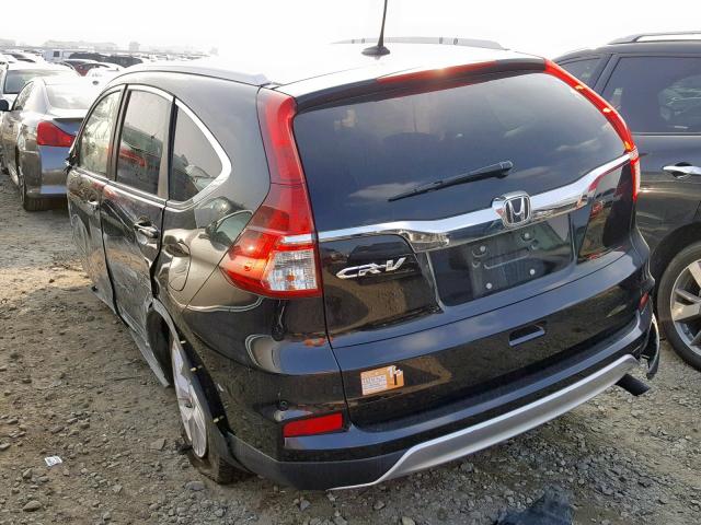 2HKRM3H73GH524500 - 2016 HONDA CR-V EXL BLACK photo 3