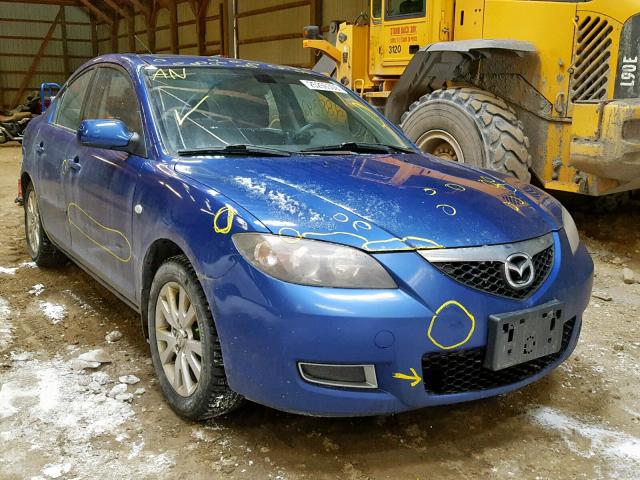 JM1BK32F781819874 - 2008 MAZDA 3 I BLUE photo 1