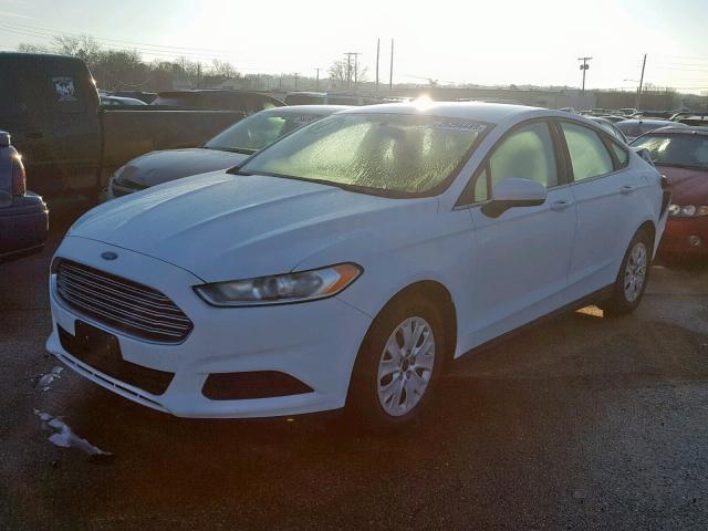 3FA6P0G78ER314534 - 2014 FORD FUSION S BLACK photo 2