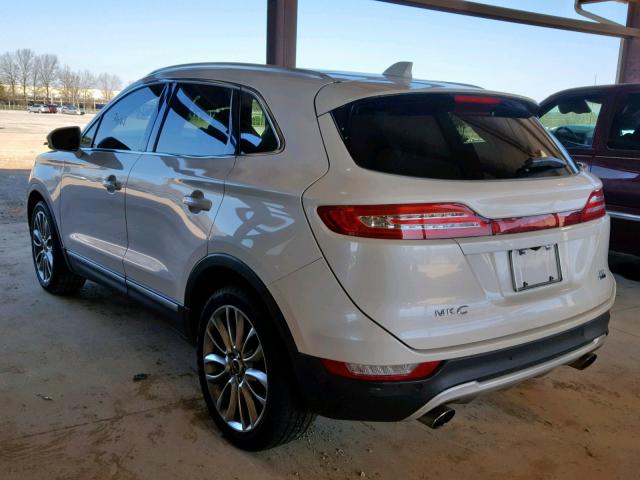 5LMCJ1A94FUJ30497 - 2015 LINCOLN MKC WHITE photo 3