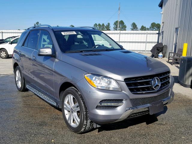 4JGDA5JB0FA502517 - 2015 MERCEDES-BENZ ML 350 GRAY photo 1