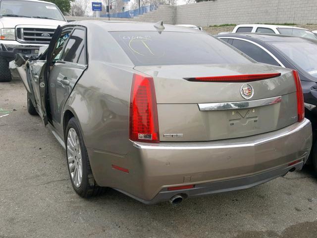 1G6DP5EV8A0103413 - 2010 CADILLAC CTS PREMIU BROWN photo 3