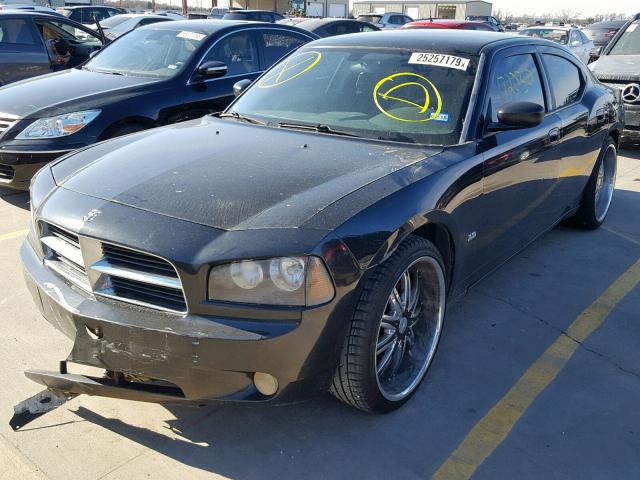 2B3KA33V39H523747 - 2009 DODGE CHARGER SX BLACK photo 2