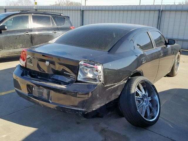 2B3KA33V39H523747 - 2009 DODGE CHARGER SX BLACK photo 4