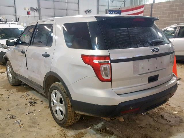 1FM5K8AR6DGC40495 - 2013 FORD EXPLORER P GOLD photo 3