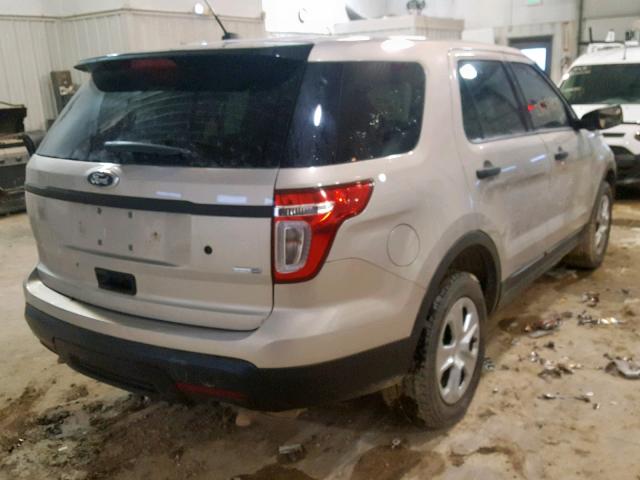 1FM5K8AR6DGC40495 - 2013 FORD EXPLORER P GOLD photo 4