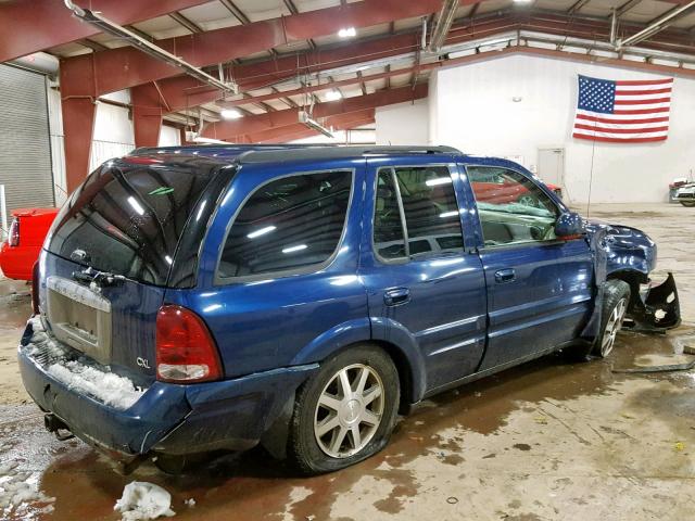 5GADT13S442328688 - 2004 BUICK RAINIER CX BLUE photo 4